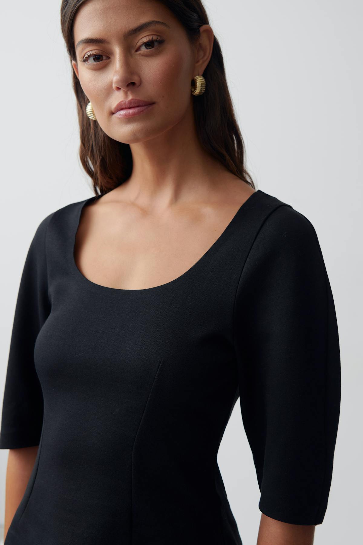 Waisted top - Blanc cassé