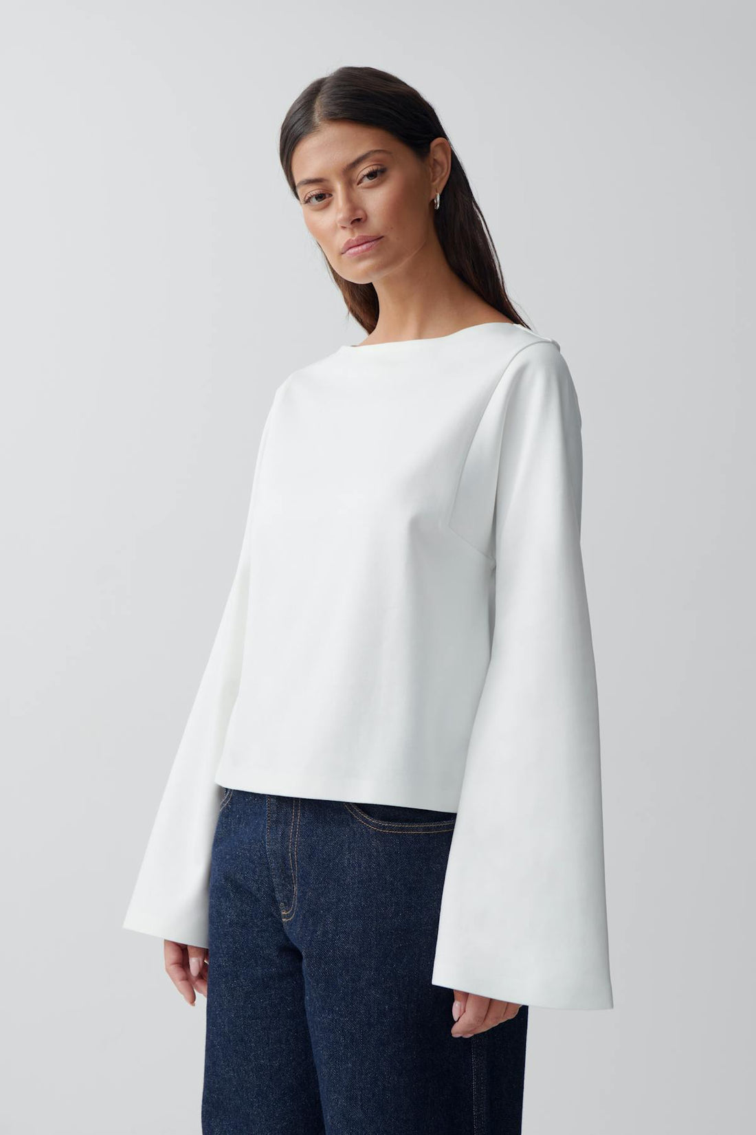Long sleeve tee - Blanc cassé