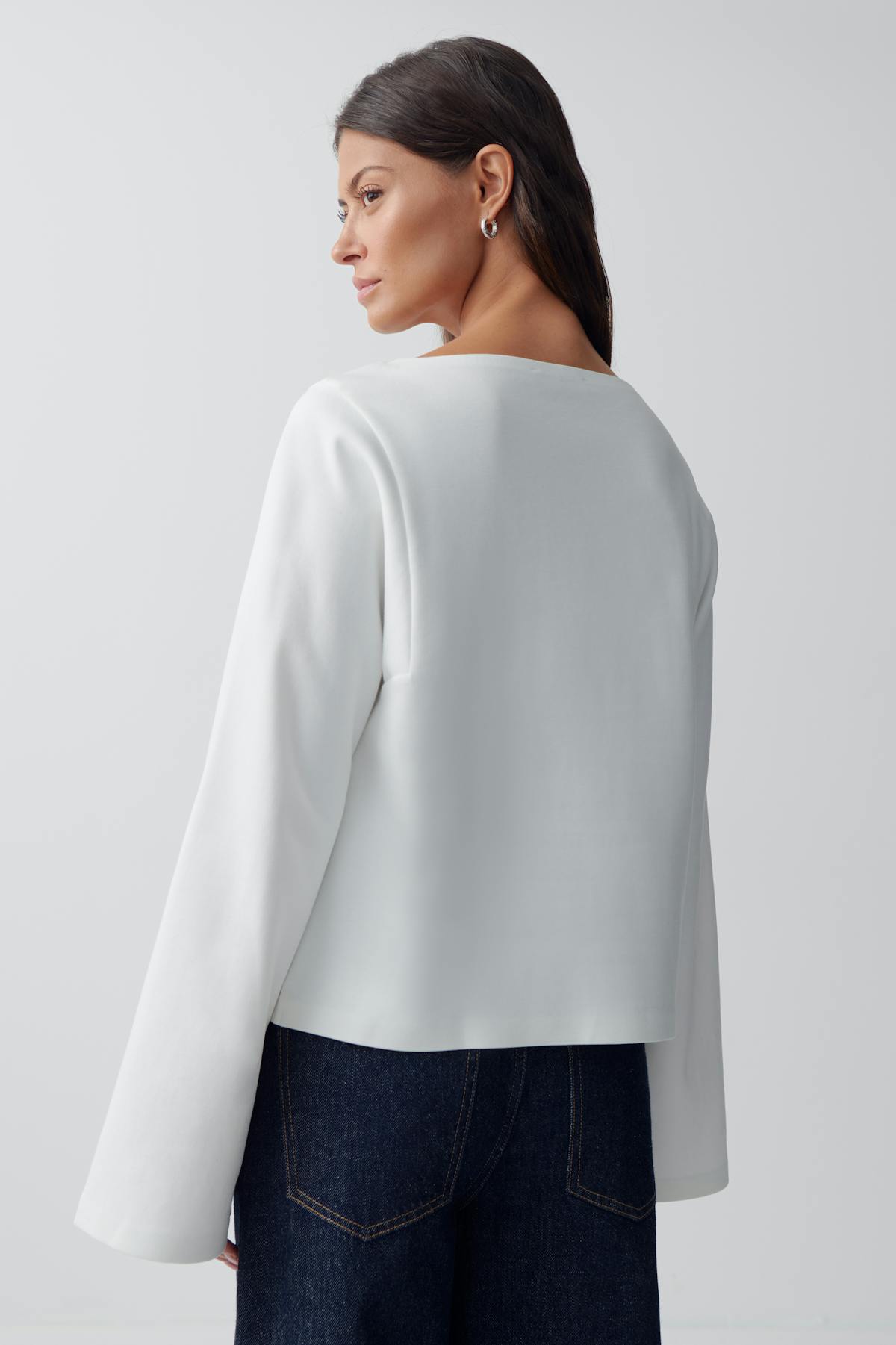 Long sleeve tee - Blanc cassé
