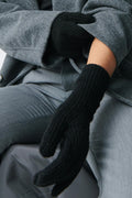 rib gloves - Blanc cassé