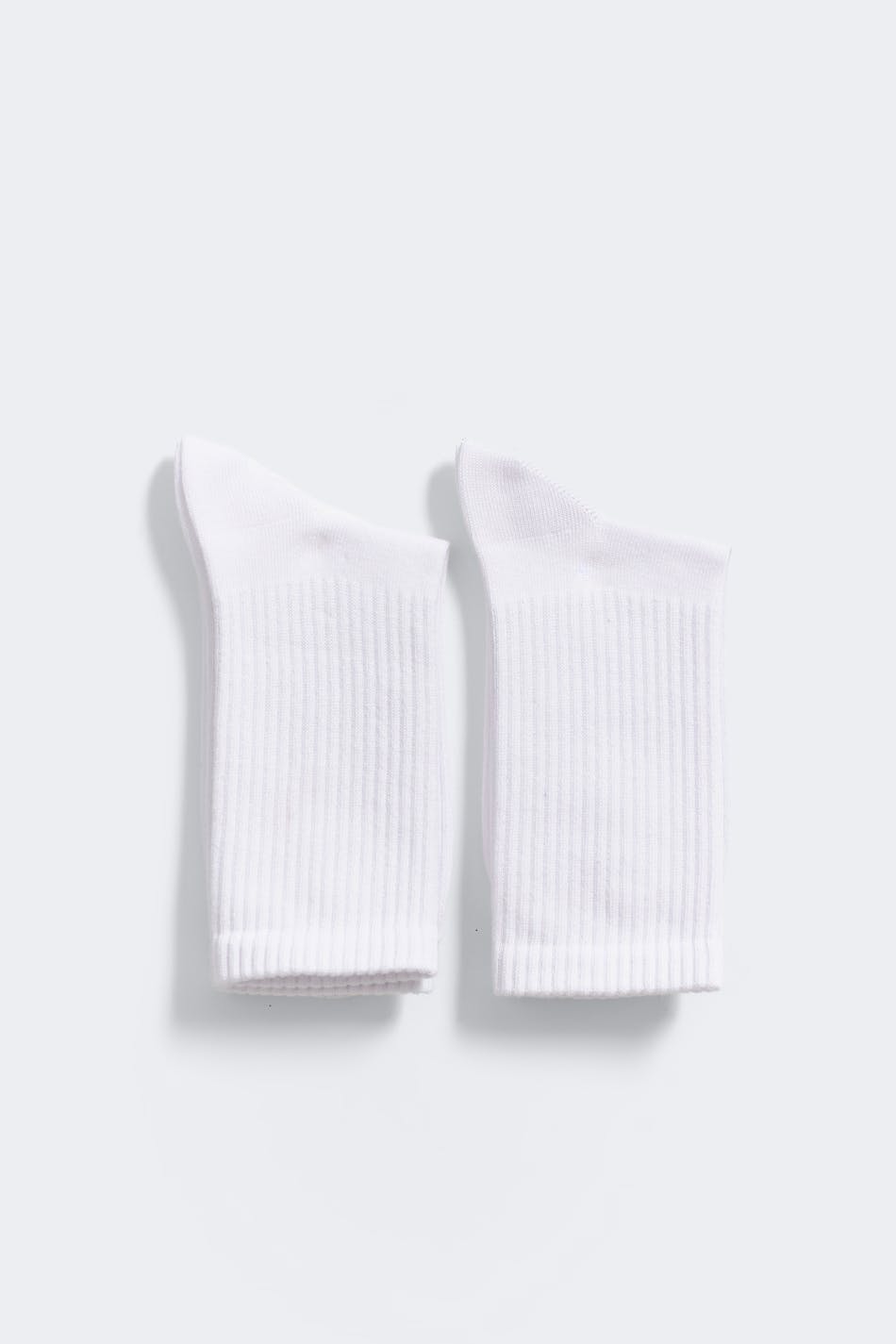 2-pack sporty socks - Blanc