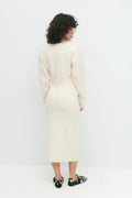 knitted button down dress - Falcon