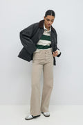 Waxed effect jacket - Offblack