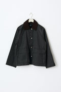 Waxed effect jacket - Offblack