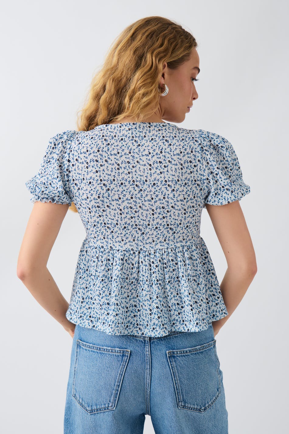 Tie front top - Noir