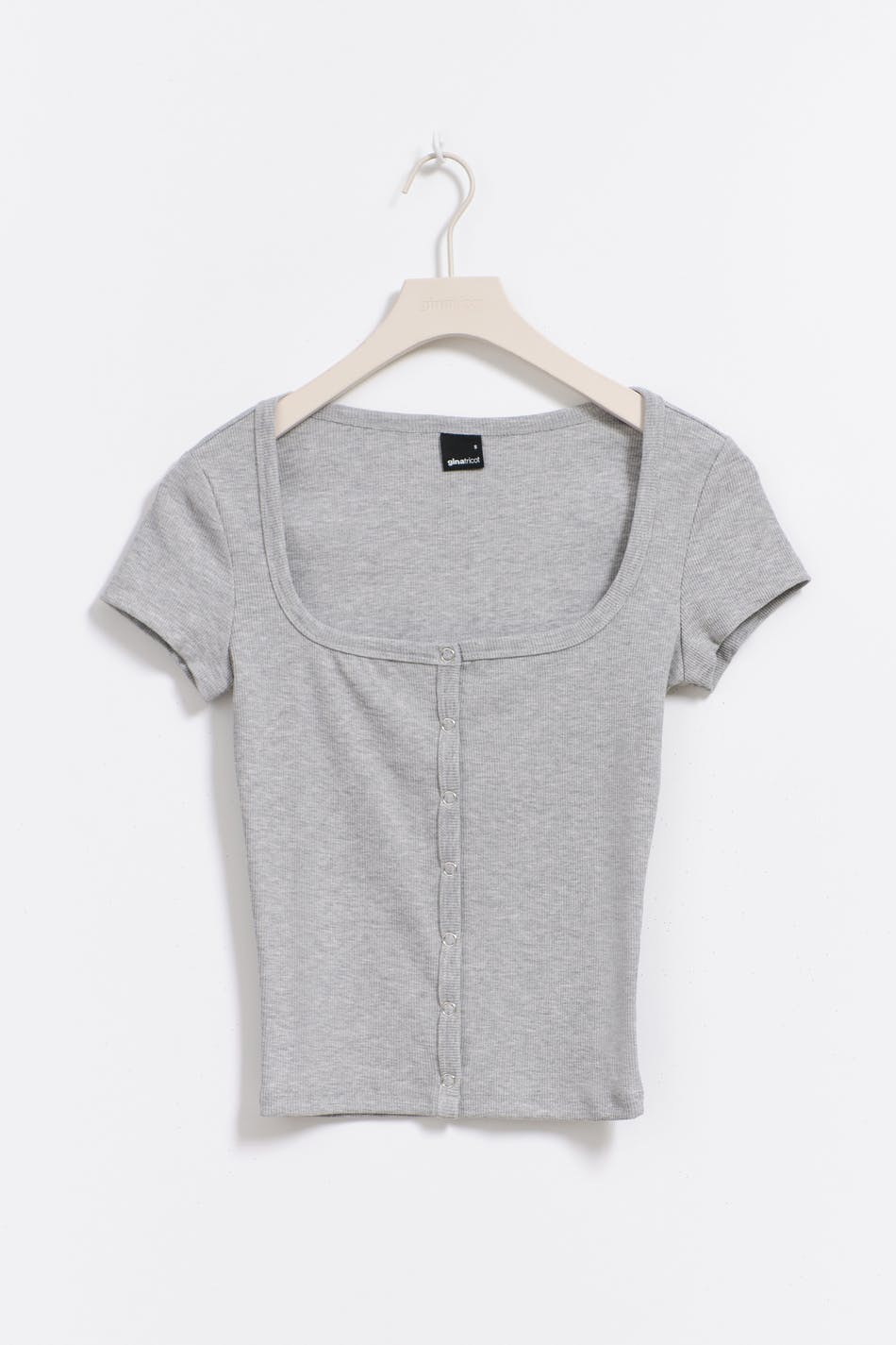 Button down top - Greymelange