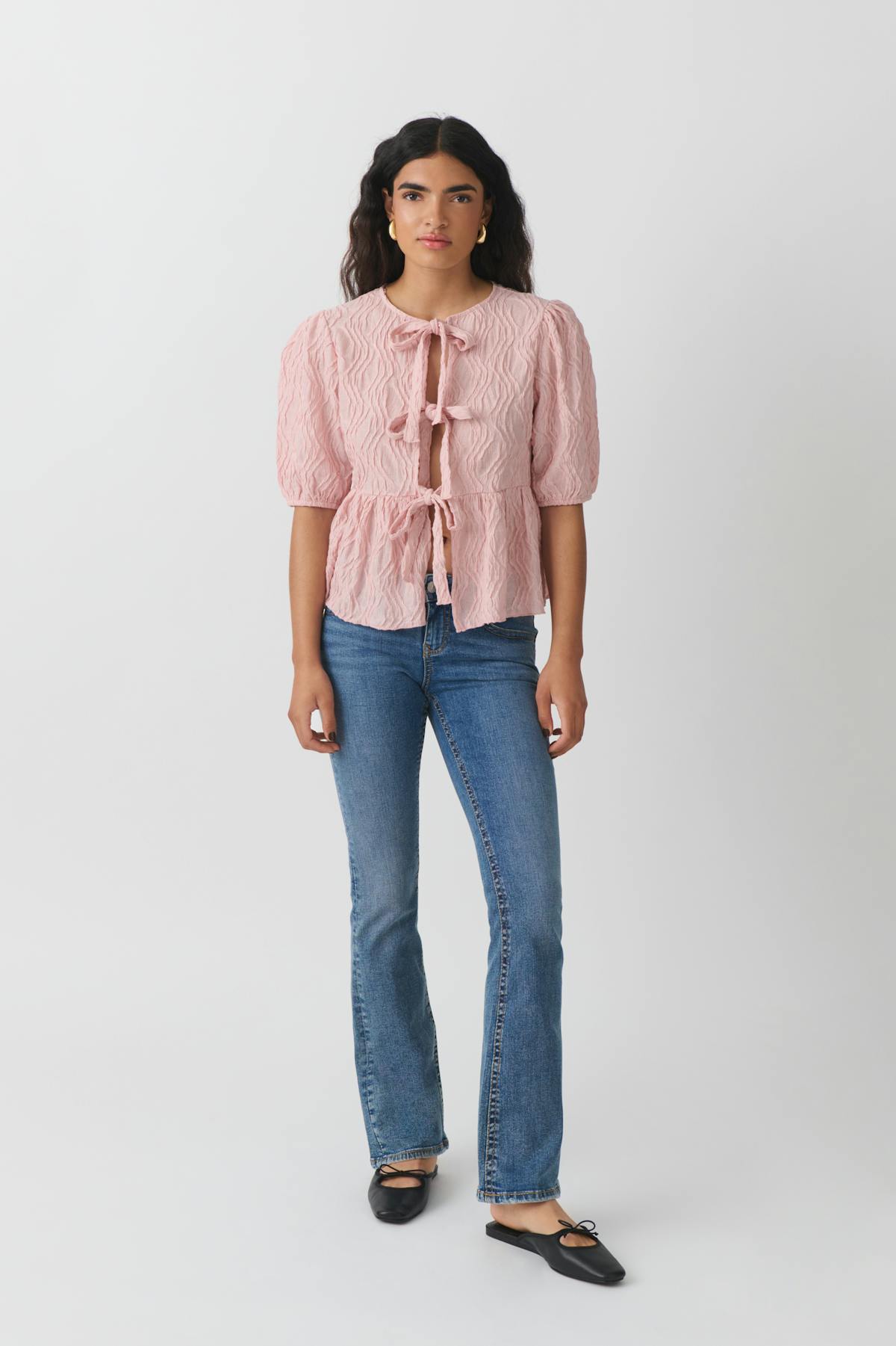 Puff sleeve blouse - Blanc