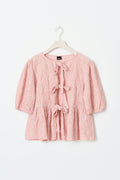 Puff sleeve blouse - Blanc