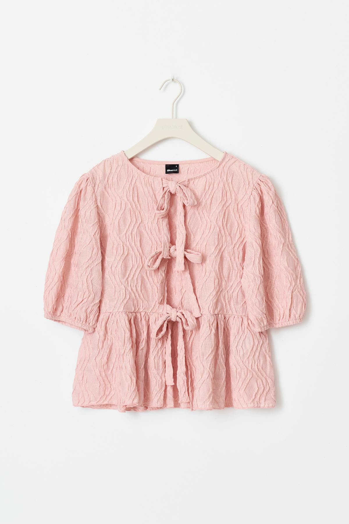 Puff sleeve blouse - Blanc