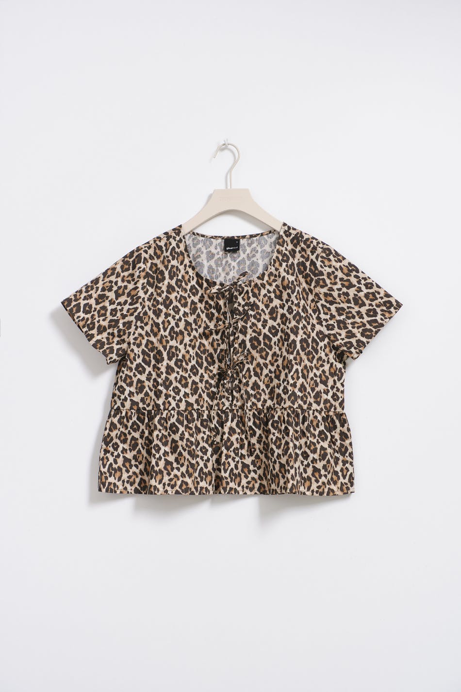peplum tie blouse - Leo
