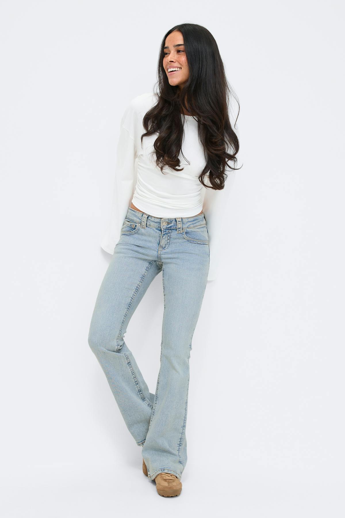Y2k low bootcut jeans - Super lt blue