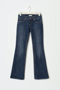 Y2k low bootcut jeans - Gris clair