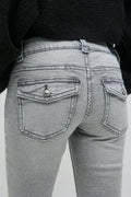 Y2k low bootcut jeans - Mid blue