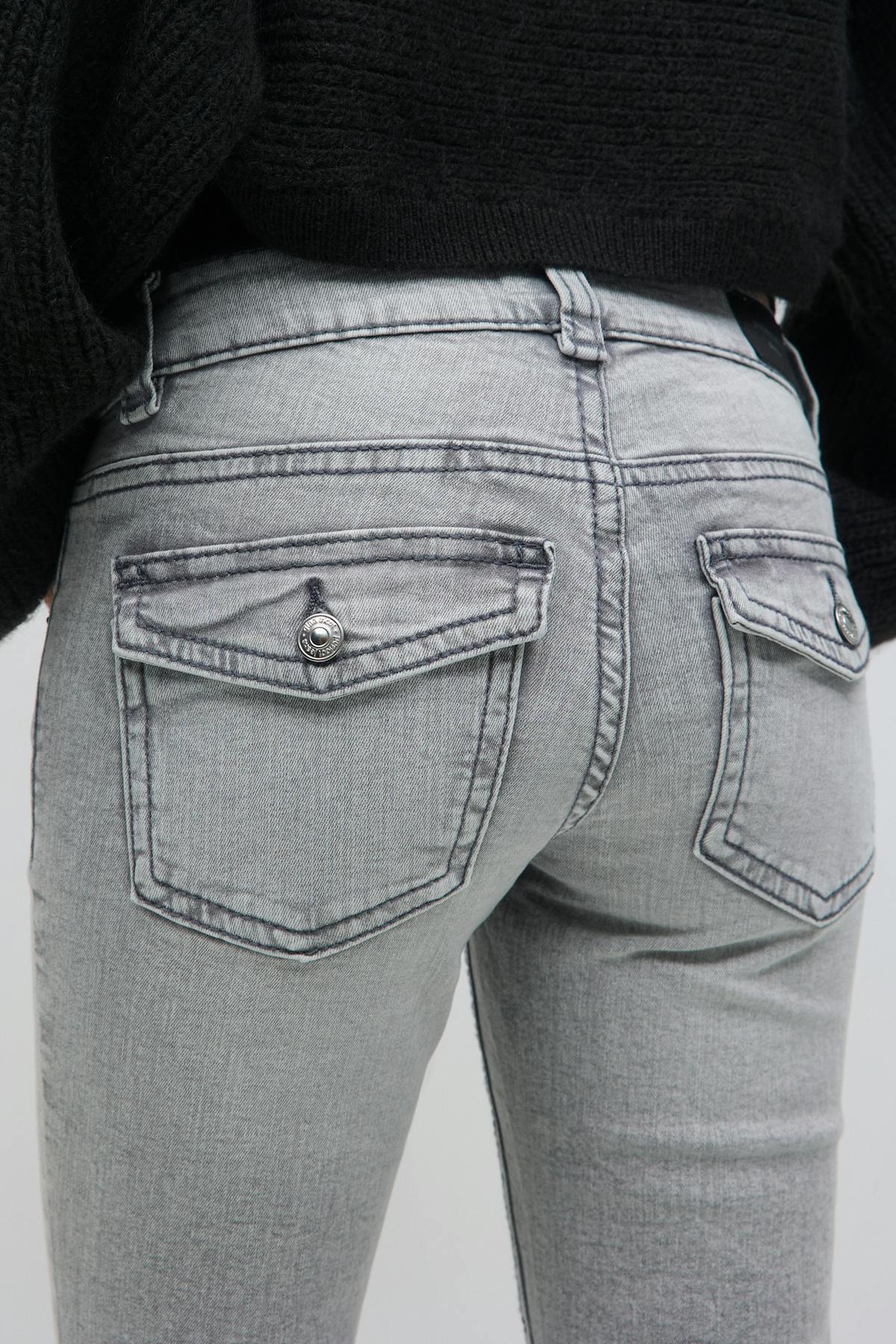 Y2k low bootcut jeans - Mid blue