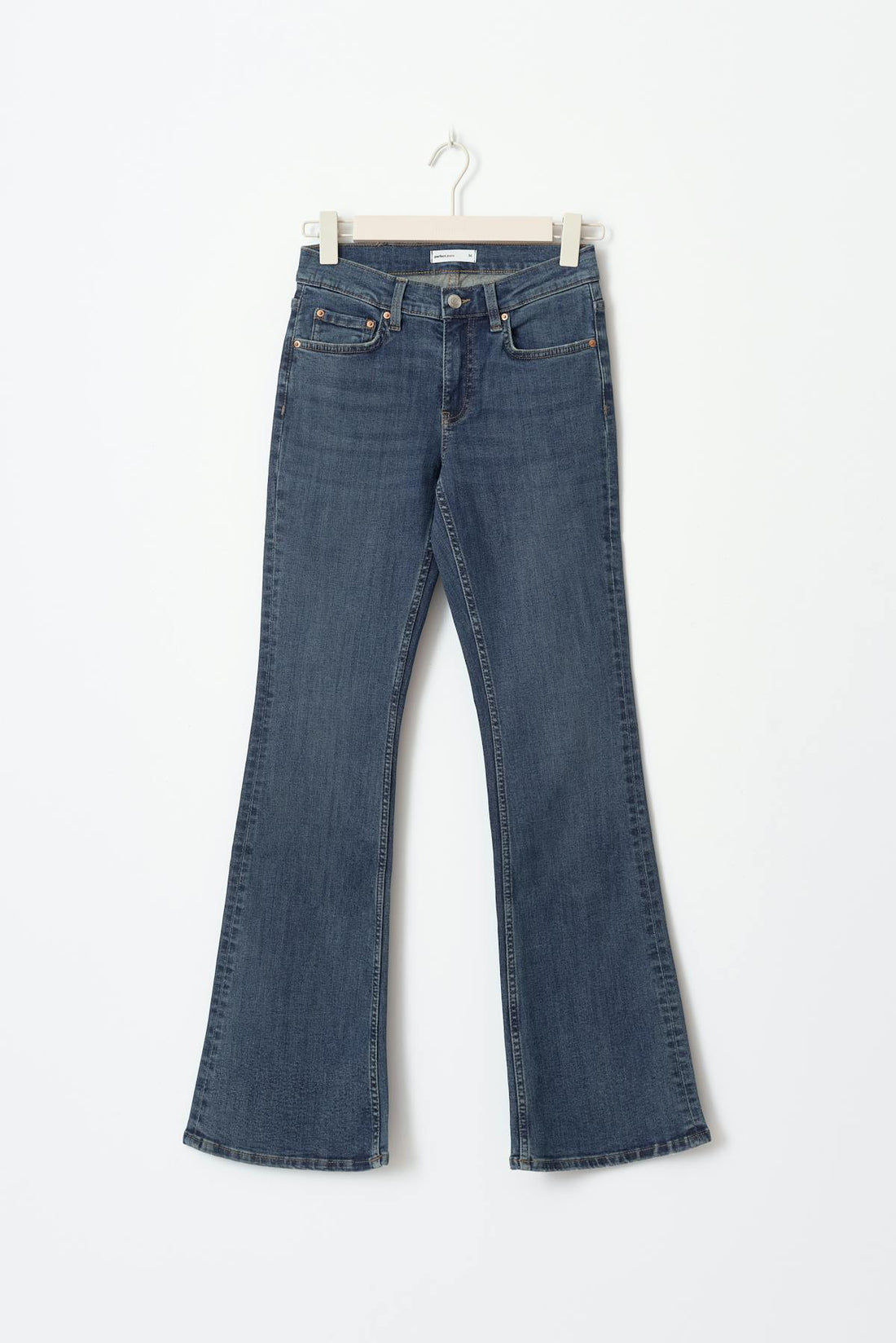 Low tall bootcut jeans - Midnight blue