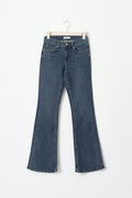 Low tall bootcut jeans - Midnight blue