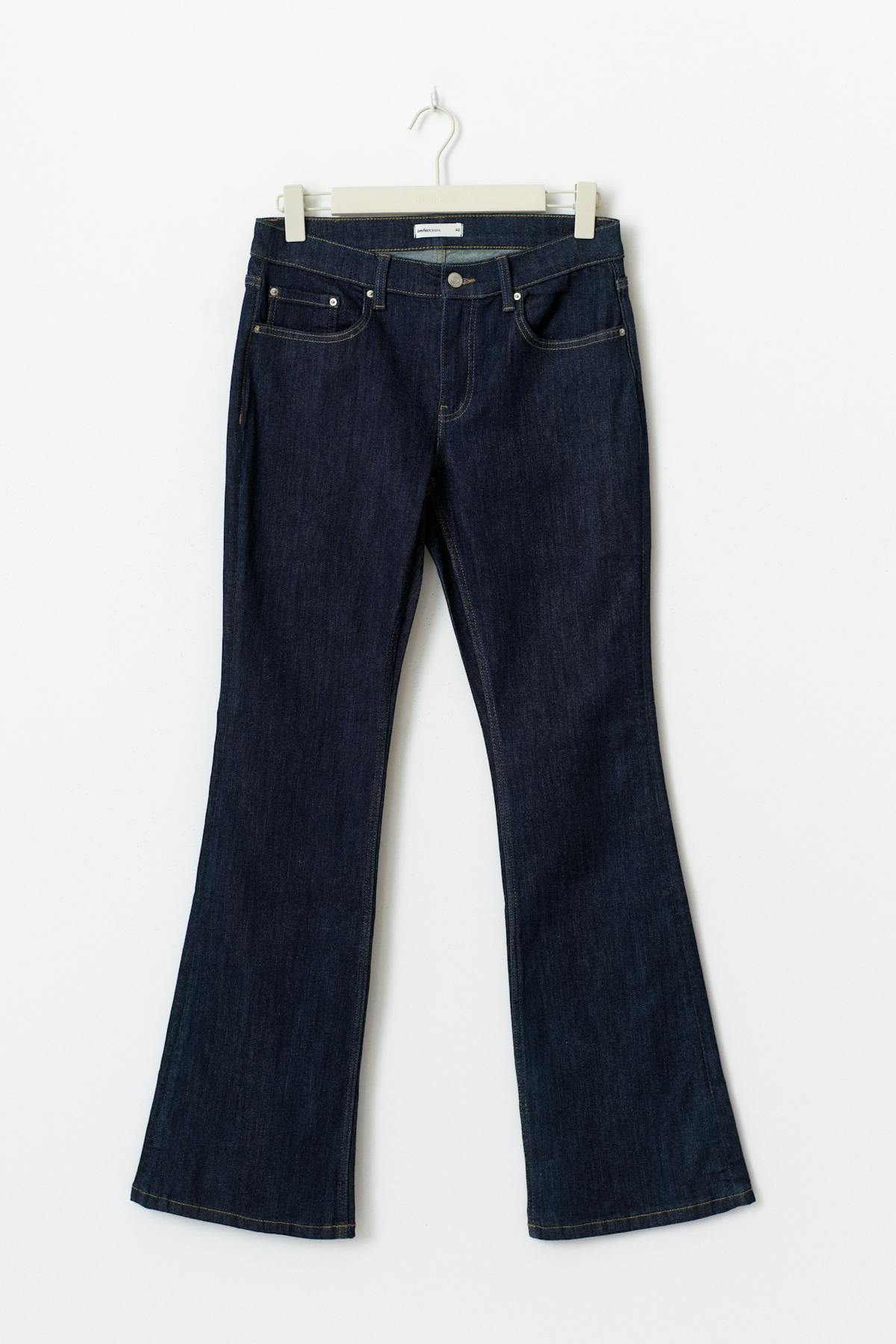 Low tall bootcut jeans - Midnight blue