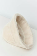 faux fur bucket hat - Black/white leo