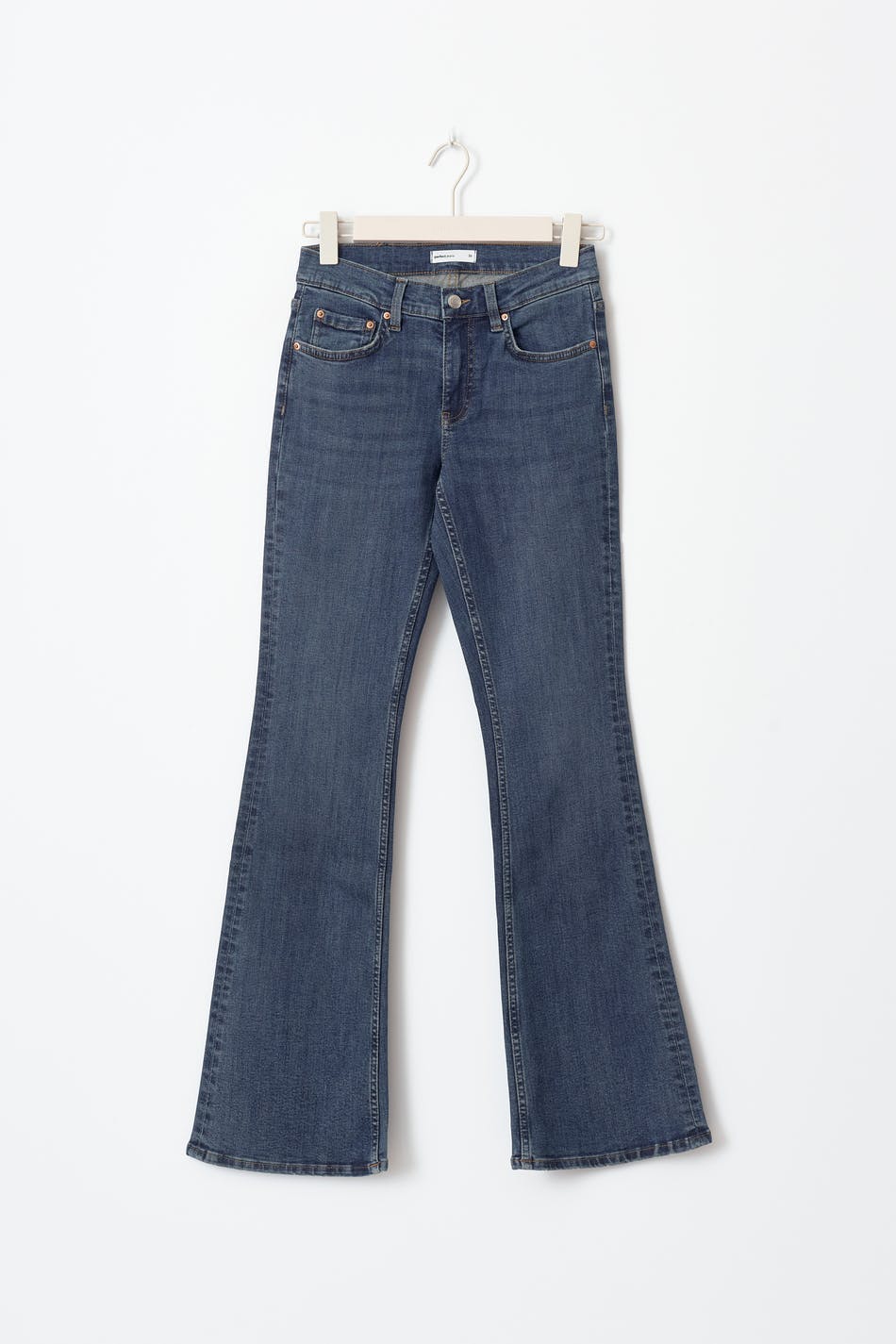 Low petite bootcut jeans - Gris