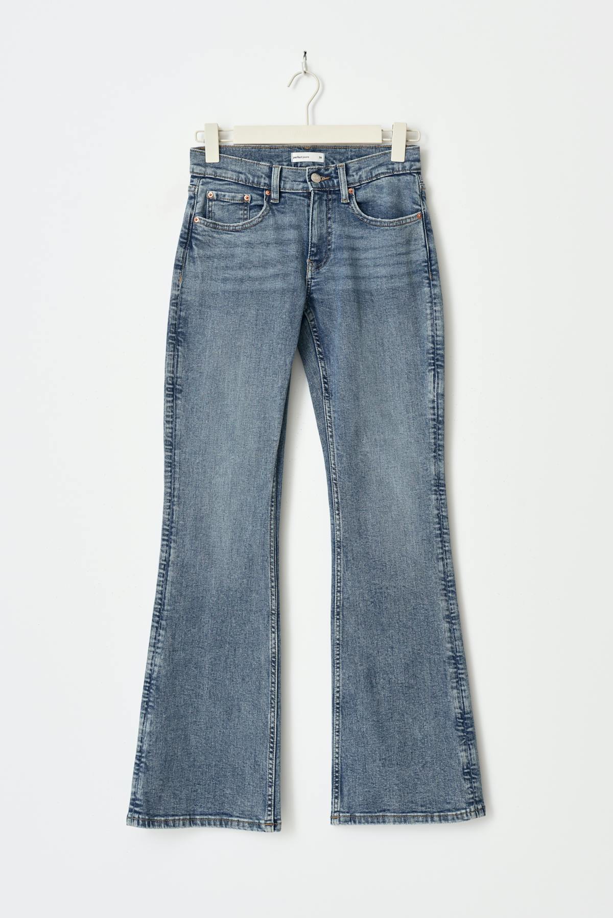Low petite bootcut jeans - Midnight blue