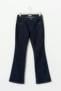 Low petite bootcut jeans - Midnight blue