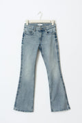 Low petite bootcut jeans - Gris