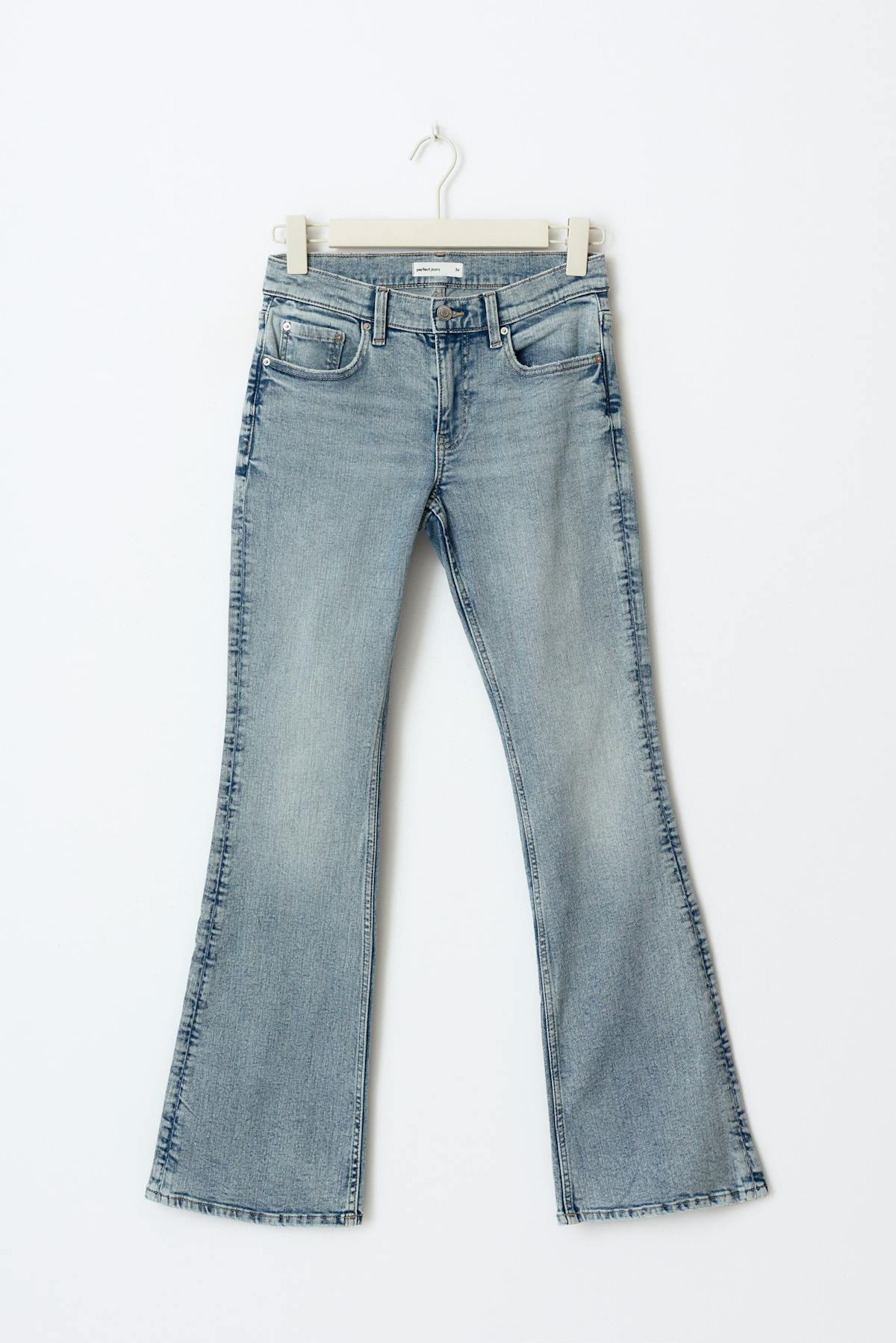 Low petite bootcut jeans - Gris