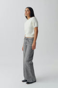 knitted top - Pale lilac