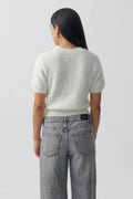 knitted top - Pale lilac
