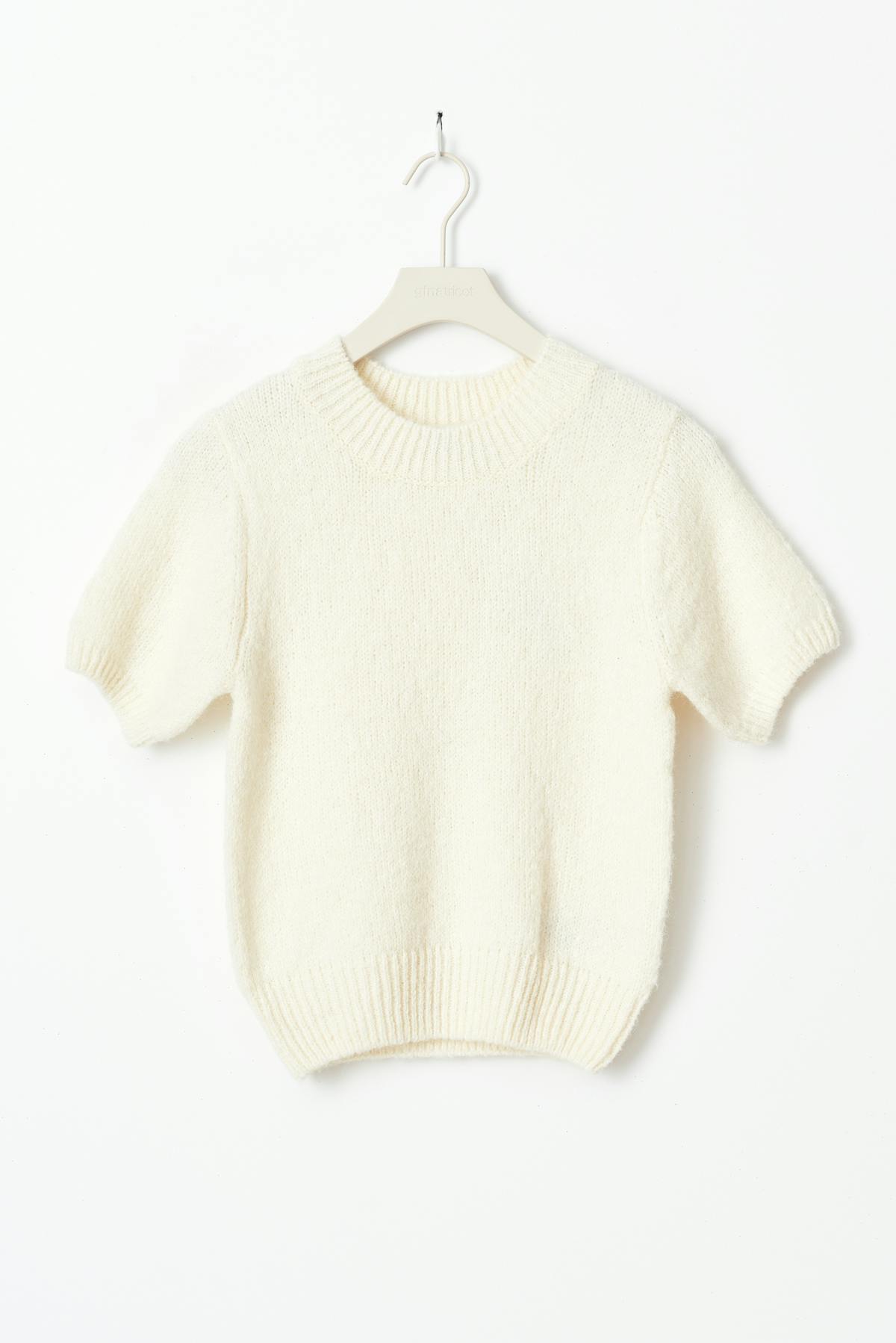 knitted top - Pale lilac