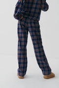 y flannel pj pants - Red/blue/check