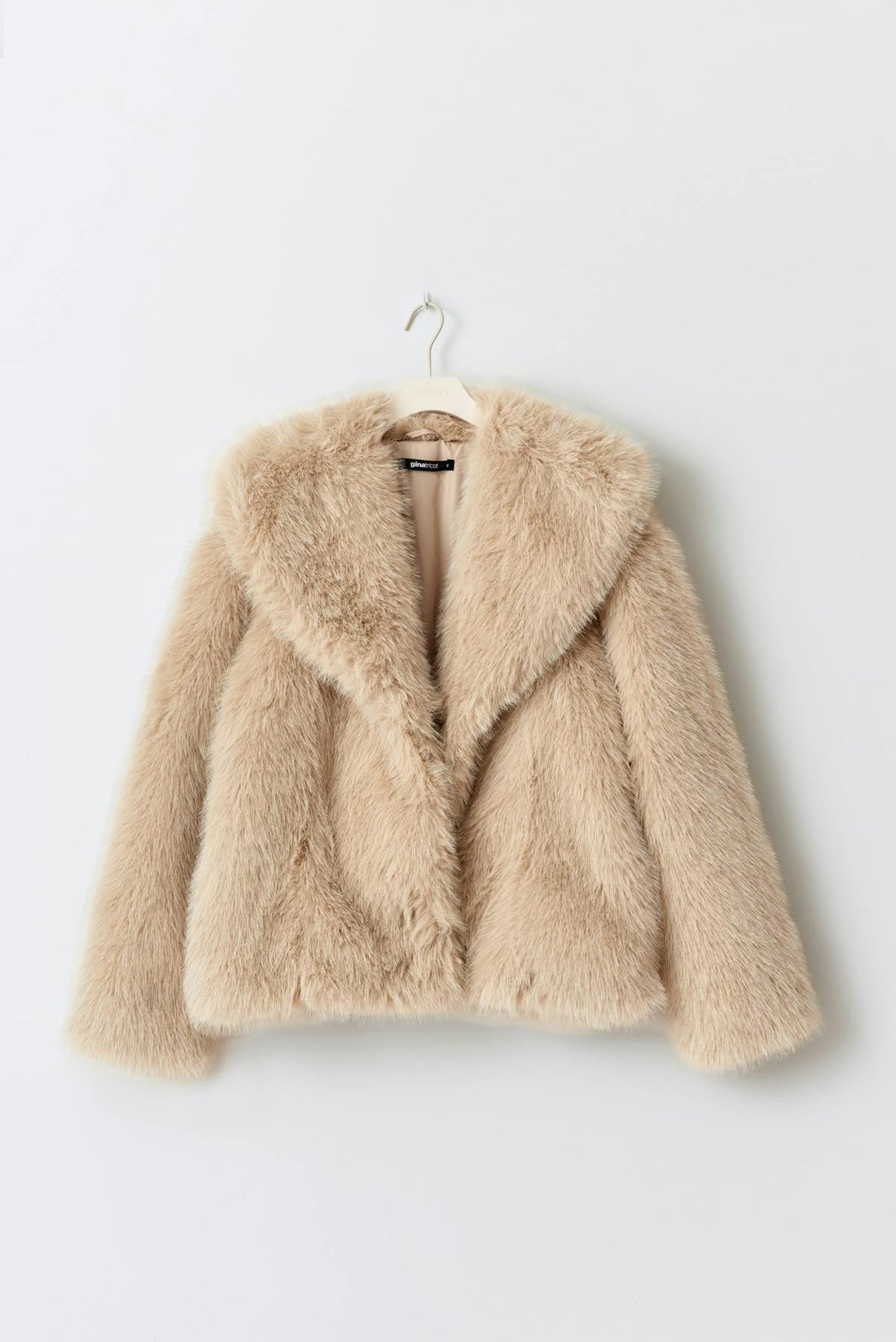 Faux fur coat - Crème
