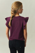 Y flounce tee - Wine tasting