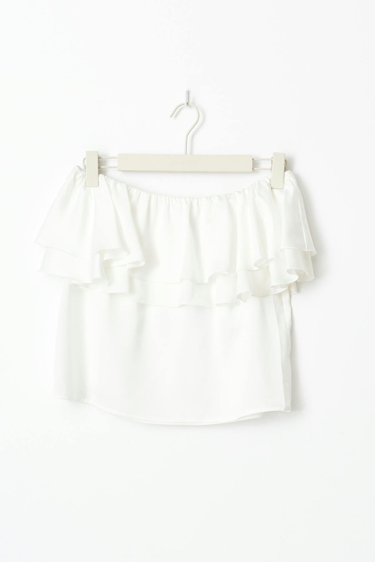 Off shoulder top - Grey melange