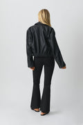 Flare jersey trousers - Noir