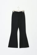 Flare jersey trousers - Noir