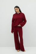 Homewear trousers - Rouge foncé