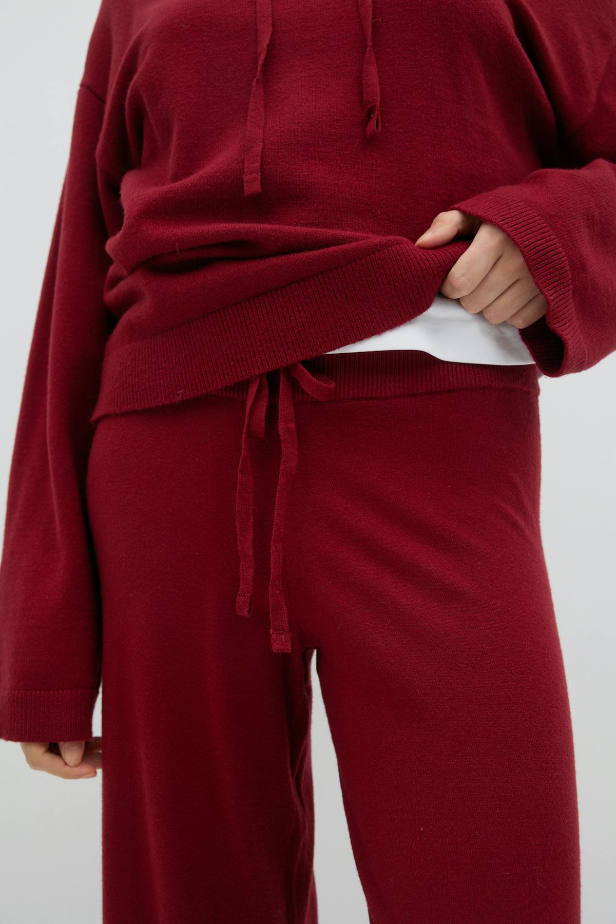 Homewear trousers - Rouge foncé