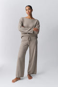 Homewear trousers - Grey melange