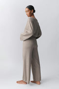 Homewear trousers - Brown melange