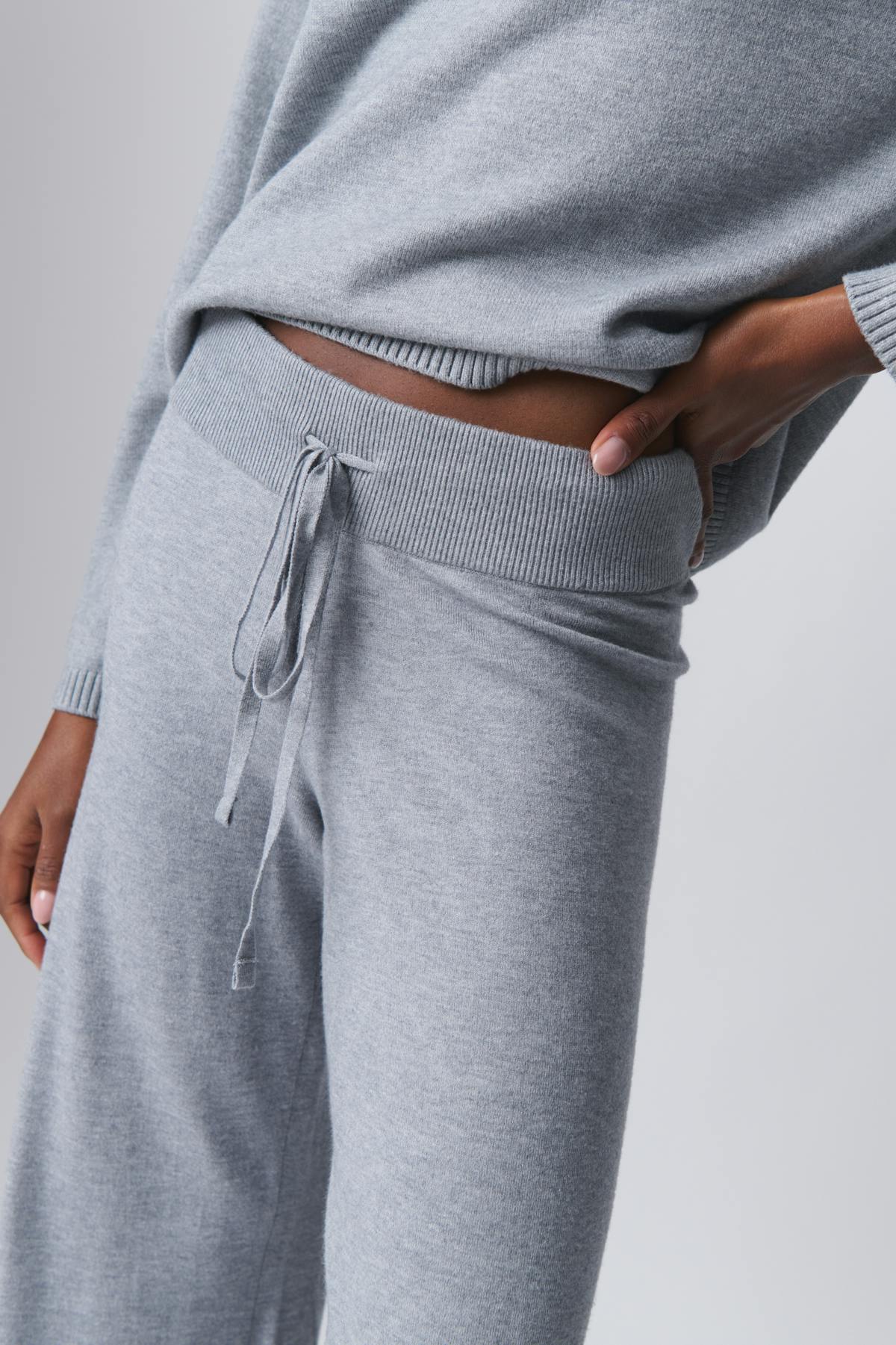 Homewear trousers - Grey melange