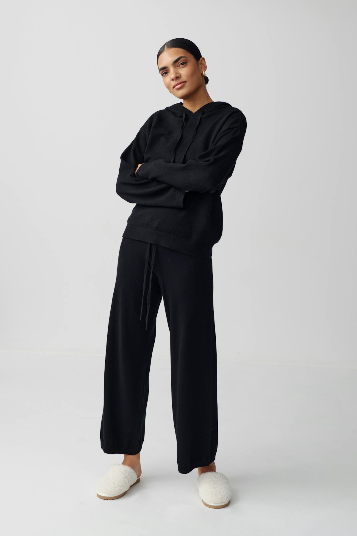 Homewear trousers - Brown melange