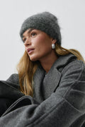 premium alpaca beanie - Antracit