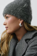 premium alpaca beanie - Bleu marine