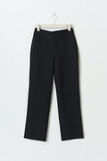 Low straight trousers - Noir