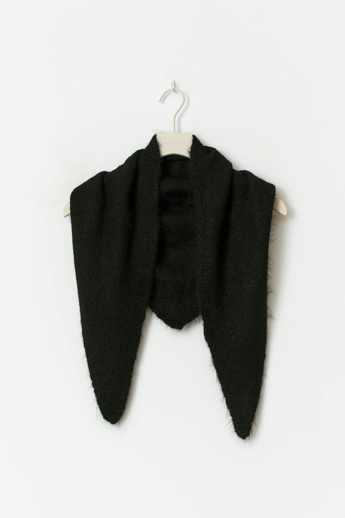 Triangle scarf - Beige melange