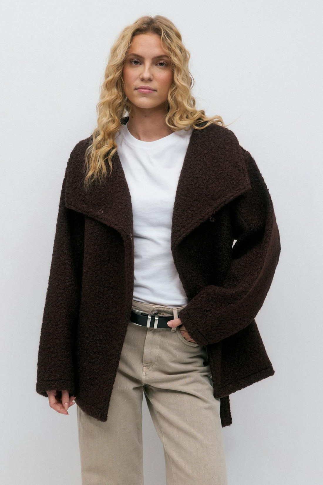 Soft belted jacket - Java