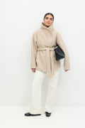 Soft belted jacket - Java