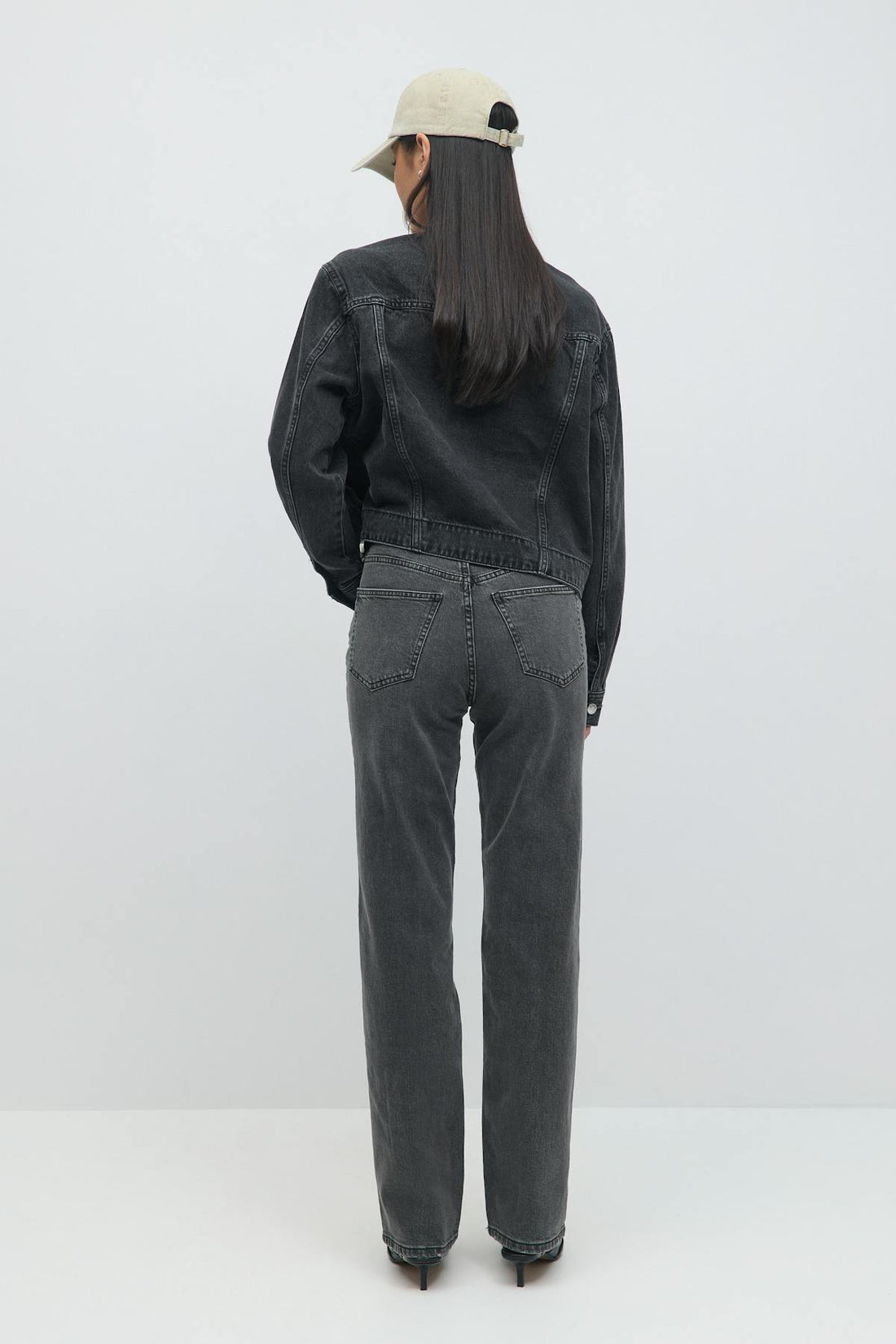 High straight jeans - Offblack