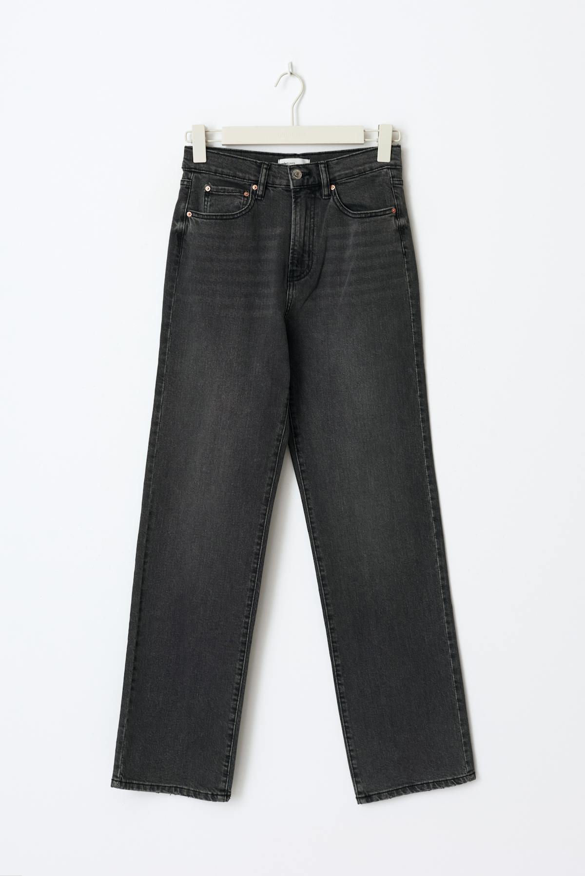 High straight jeans - Offblack